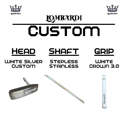 Lombardi Golf Custom Silver DC Blade Golf Putter