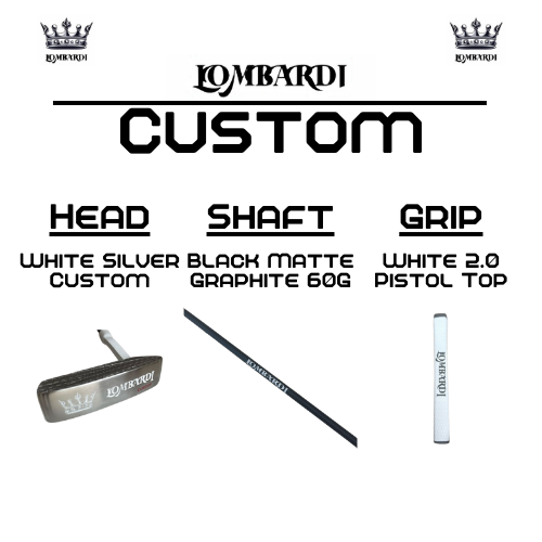 Lombardi Golf Custom Silver DC Blade Golf Putter