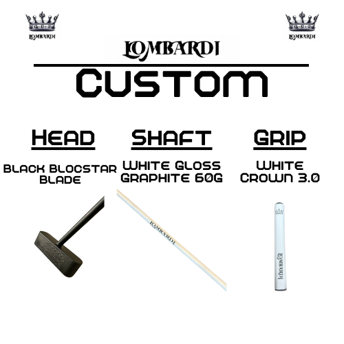 Lombardi Golf Custom Black Blocstar Blade Golf Putter