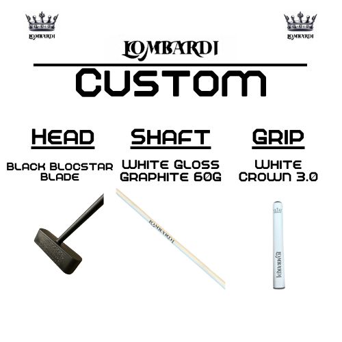 Lombardi Golf Custom Black Blocstar Blade Golf Putter