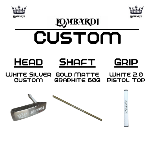 Lombardi Golf Custom Silver DC Blade Golf Putter