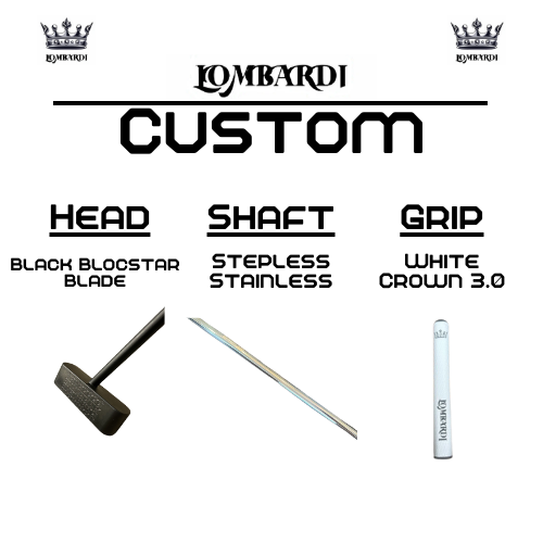 Lombardi Golf Custom Black Blocstar Blade Golf Putter