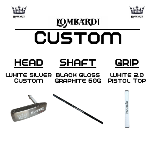 Lombardi Golf Custom Silver DC Blade Golf Putter