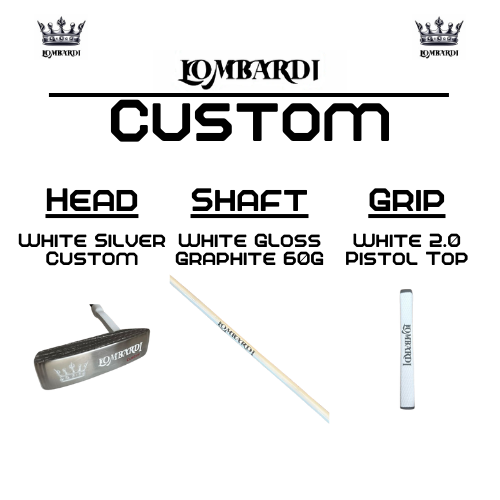 Lombardi Golf Custom Silver DC Blade Golf Putter