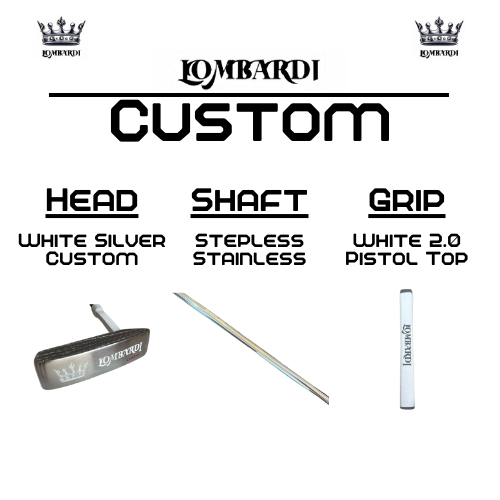 Lombardi Golf Custom Silver DC Blade Golf Putter