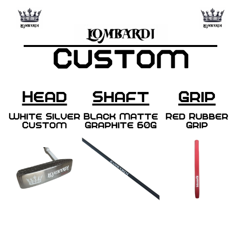 Lombardi Golf Custom Silver DC Blade Golf Putter