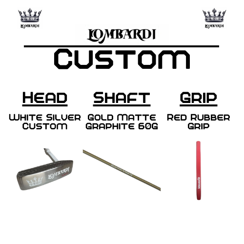 Lombardi Golf Custom Silver DC Blade Golf Putter