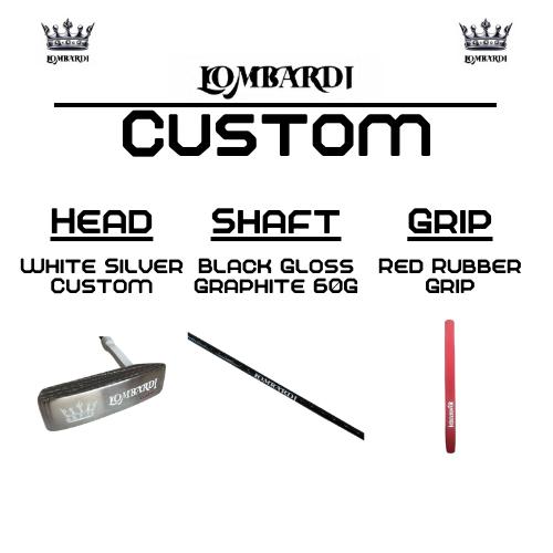 Lombardi Golf Custom Silver DC Blade Golf Putter