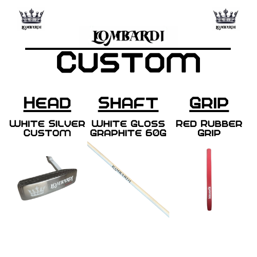 Lombardi Golf Custom Silver DC Blade Golf Putter