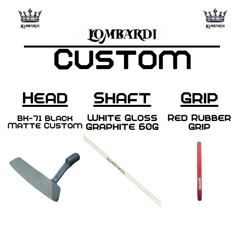Lombardi Golf Custom Black Matte BK-71 Blade Golf Putter