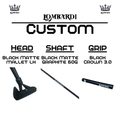 Lombardi Golf Custom Black Matte Left Hand Mallet Golf Putter