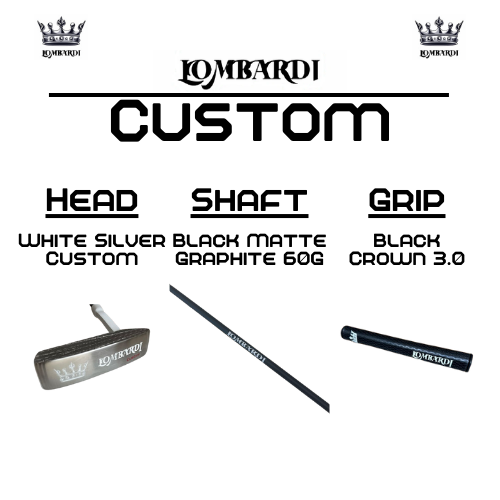 Lombardi Golf Custom Silver DC Blade Golf Putter