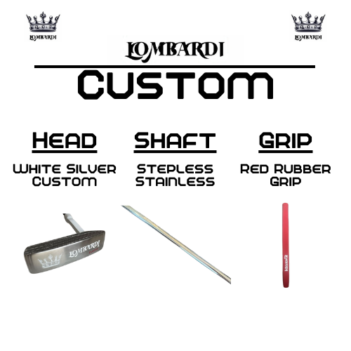 Lombardi Golf Custom Silver DC Blade Golf Putter