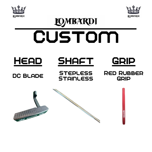 Lombardi Golf Custom Silver DC Blade Golf Putter
