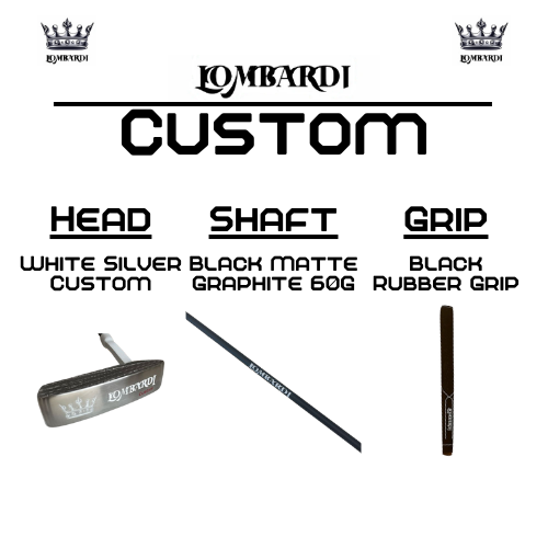 Lombardi Golf Custom Silver DC Blade Golf Putter