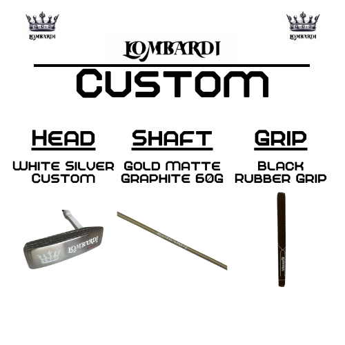 Lombardi Golf Custom Silver DC Blade Golf Putter