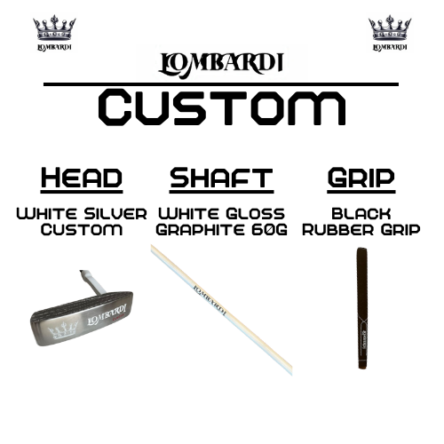 Lombardi Golf Custom Silver DC Blade Golf Putter