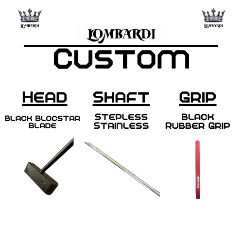 Lombardi Golf Custom Black Blocstar Blade Golf Putter
