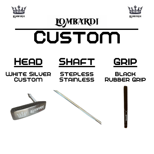 Lombardi Golf Custom Silver DC Blade Golf Putter