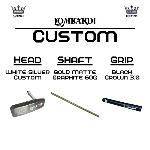 Lombardi Golf Custom Silver DC Blade Golf Putter