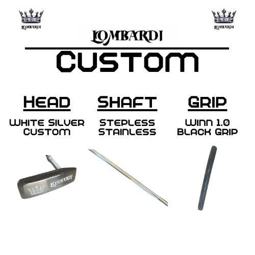 Lombardi Golf Custom Silver DC Blade Golf Putter