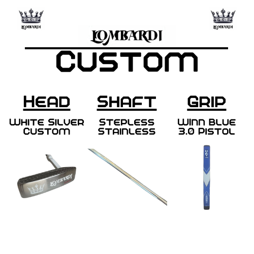 Lombardi Golf Custom Silver DC Blade Golf Putter