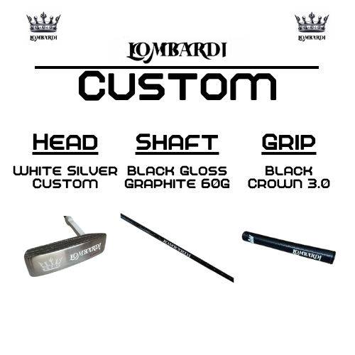 Lombardi Golf Custom Silver DC Blade Golf Putter
