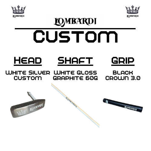 Lombardi Golf Custom Silver DC Blade Golf Putter