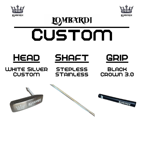 Lombardi Golf Custom Silver DC Blade Golf Putter