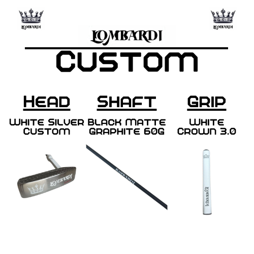 Lombardi Golf Custom Silver DC Blade Golf Putter