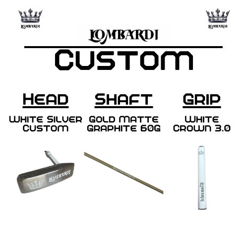 Lombardi Golf Custom Silver DC Blade Golf Putter