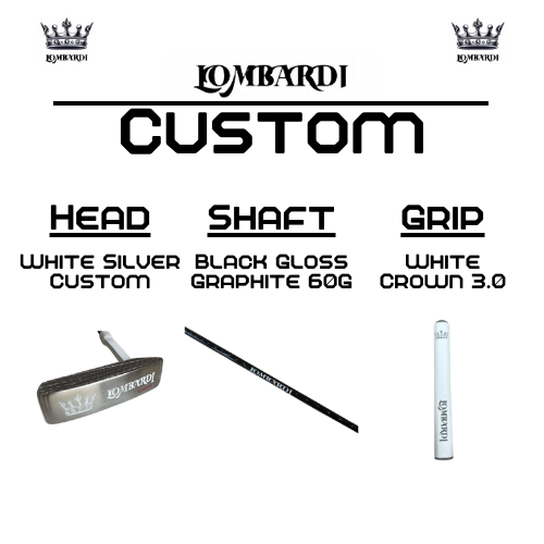 Lombardi Golf Custom Silver DC Blade Golf Putter