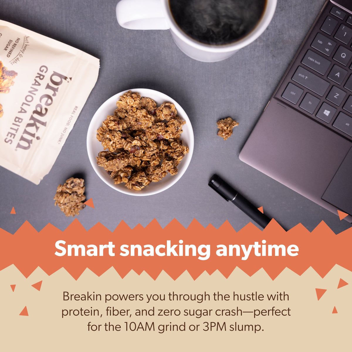 Coffee Hazelnut Oat Clusters