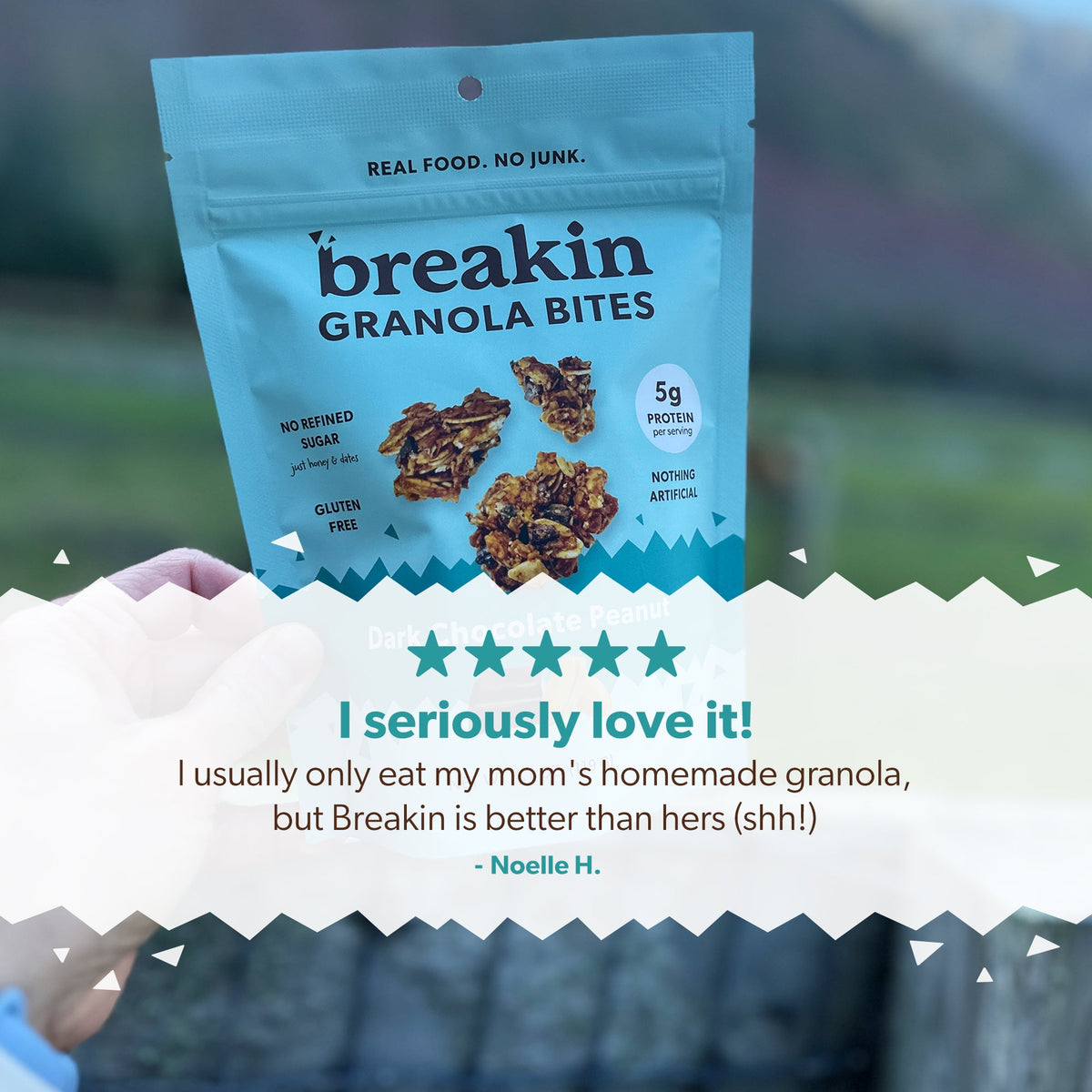 Dark Chocolate Peanut Oat Clusters