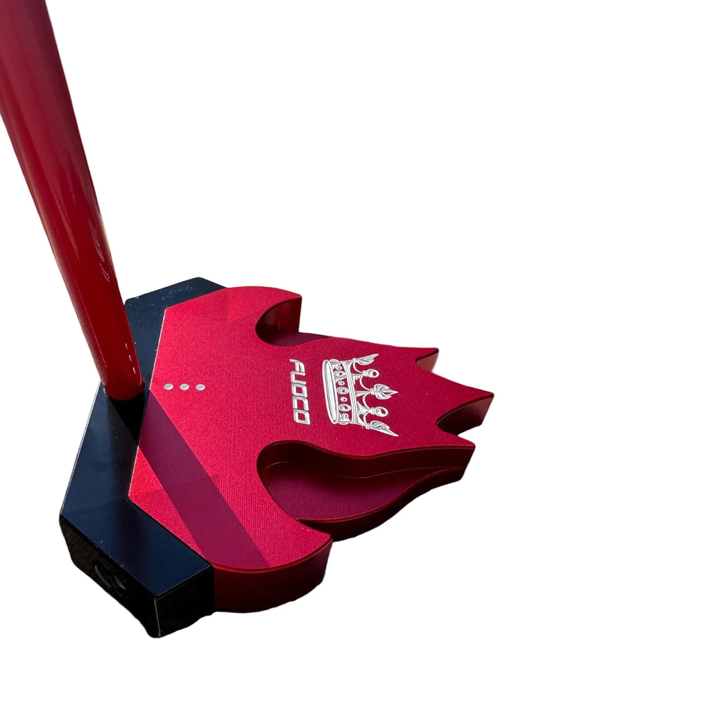 Lombardi Golf Custom Red Fuoco Mallet Golf Putter