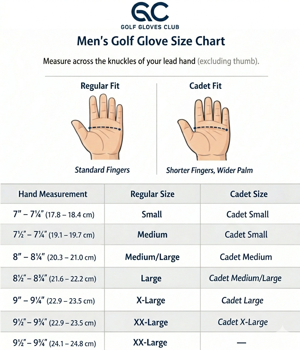 Golf Gloves 3-Pack LH (For RH Golfers)