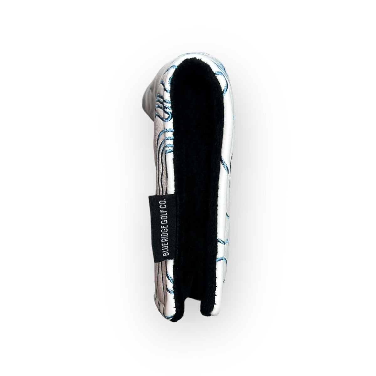 Topographic Edition - Pure White / Embroidered Carolina Blue
